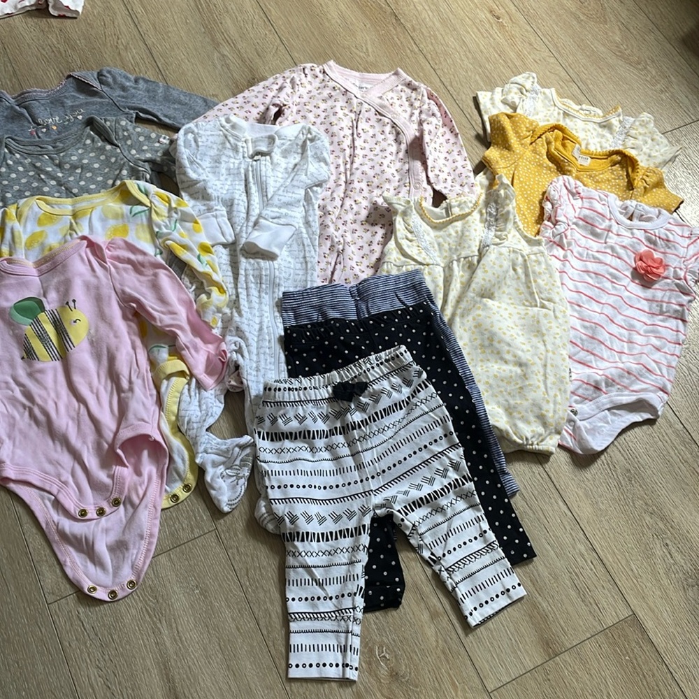 Variety of Baby girls size 3-6 month clothes